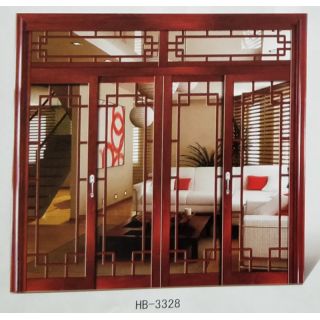 實木復(fù)合門HB-3328